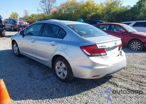2013 Honda Civic Lx from USA, damaged, VIN 2HGFB2F58DH551217
